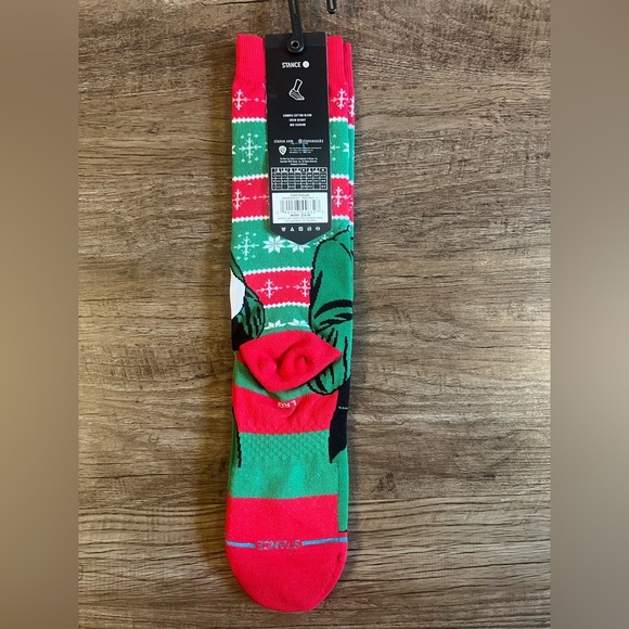 Stance Elf Movie Casual Cold Outside Crew Socks‎ Large 9-13 H31 - Picture 7 of 9